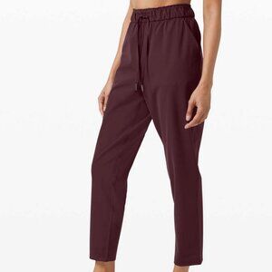 EUC Lululemon Keep Moving Pant 7/8 High-Rise - Cassis - Size 14